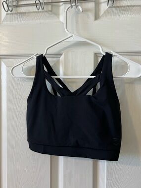 Gymshark black strappy sports bra